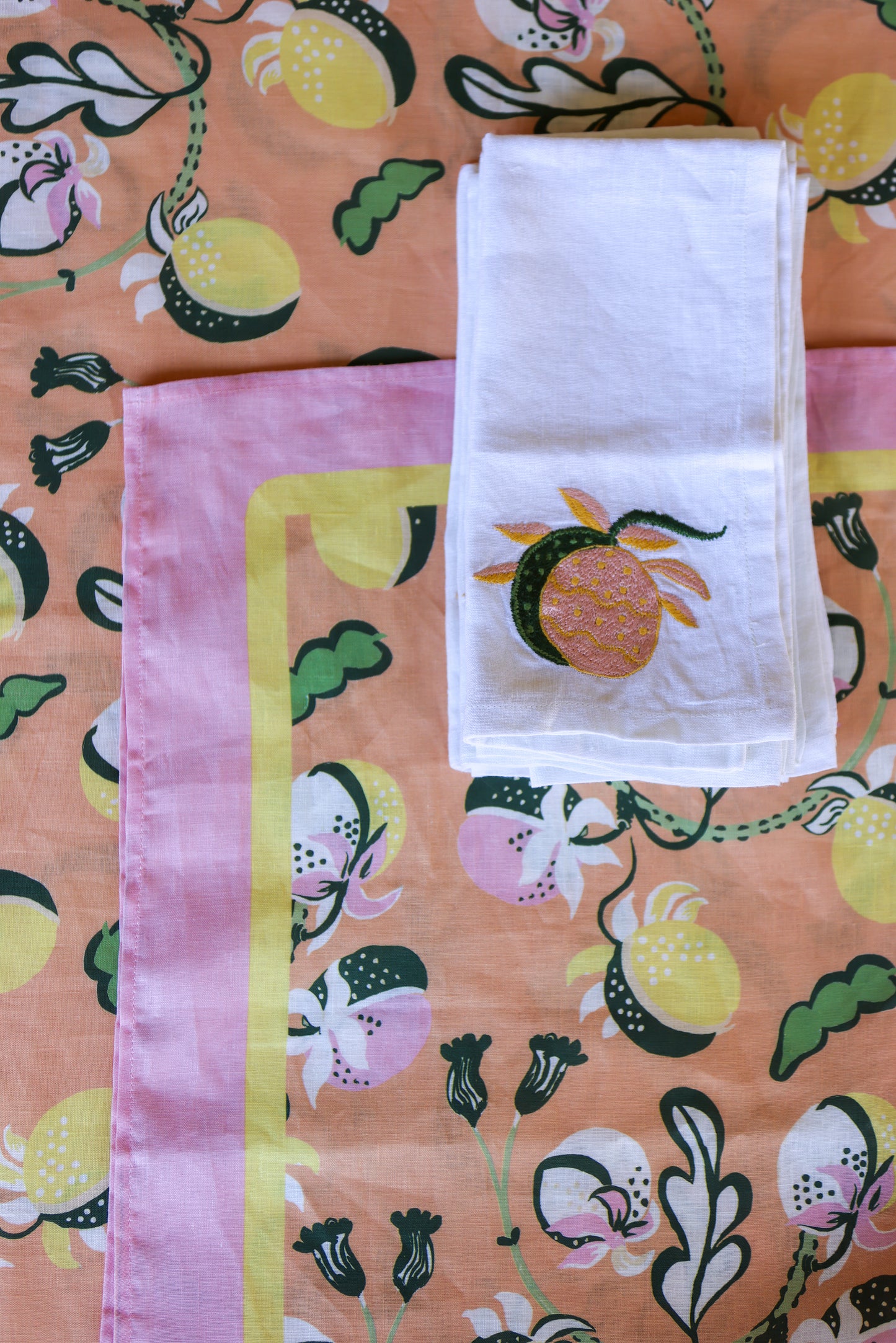 Joseph's Fruit Honeysuckle Tablecloth