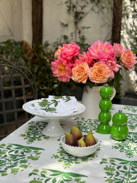 Jaipur Floral Block Tablecloth