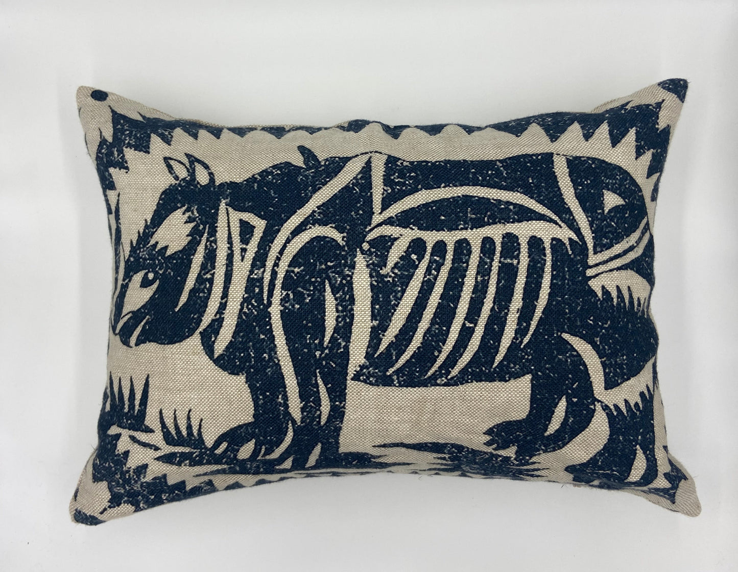 Indienne Zoo Large Lumber Cushion