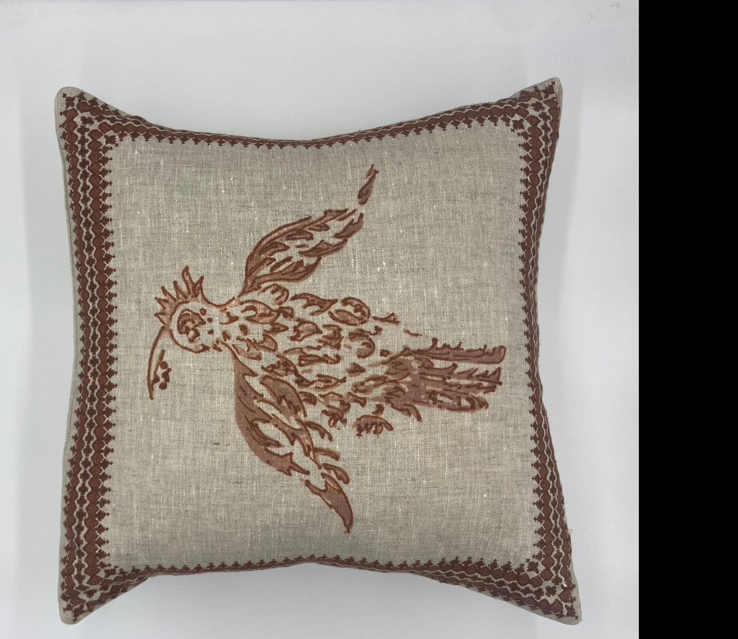 Parrot Border Cushion
