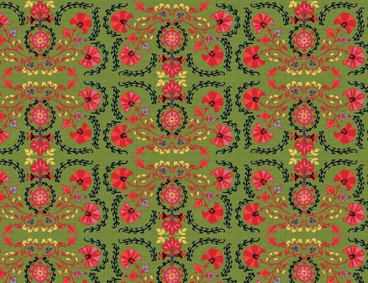 Suzani Carpet Remnant