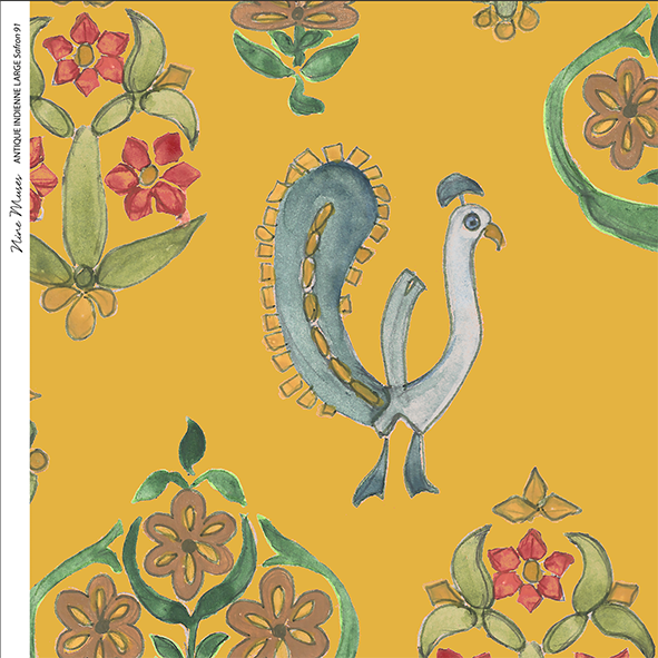 Antique Indienne Large Wallpaper SP